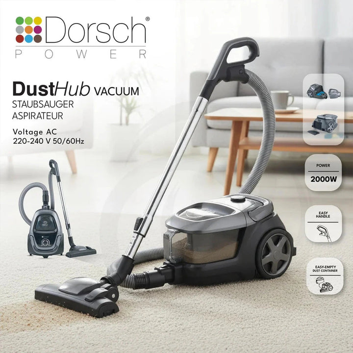 Vacuum Cleaner Dorsch DustHub DSH-2000 – 2000W | DH-07020