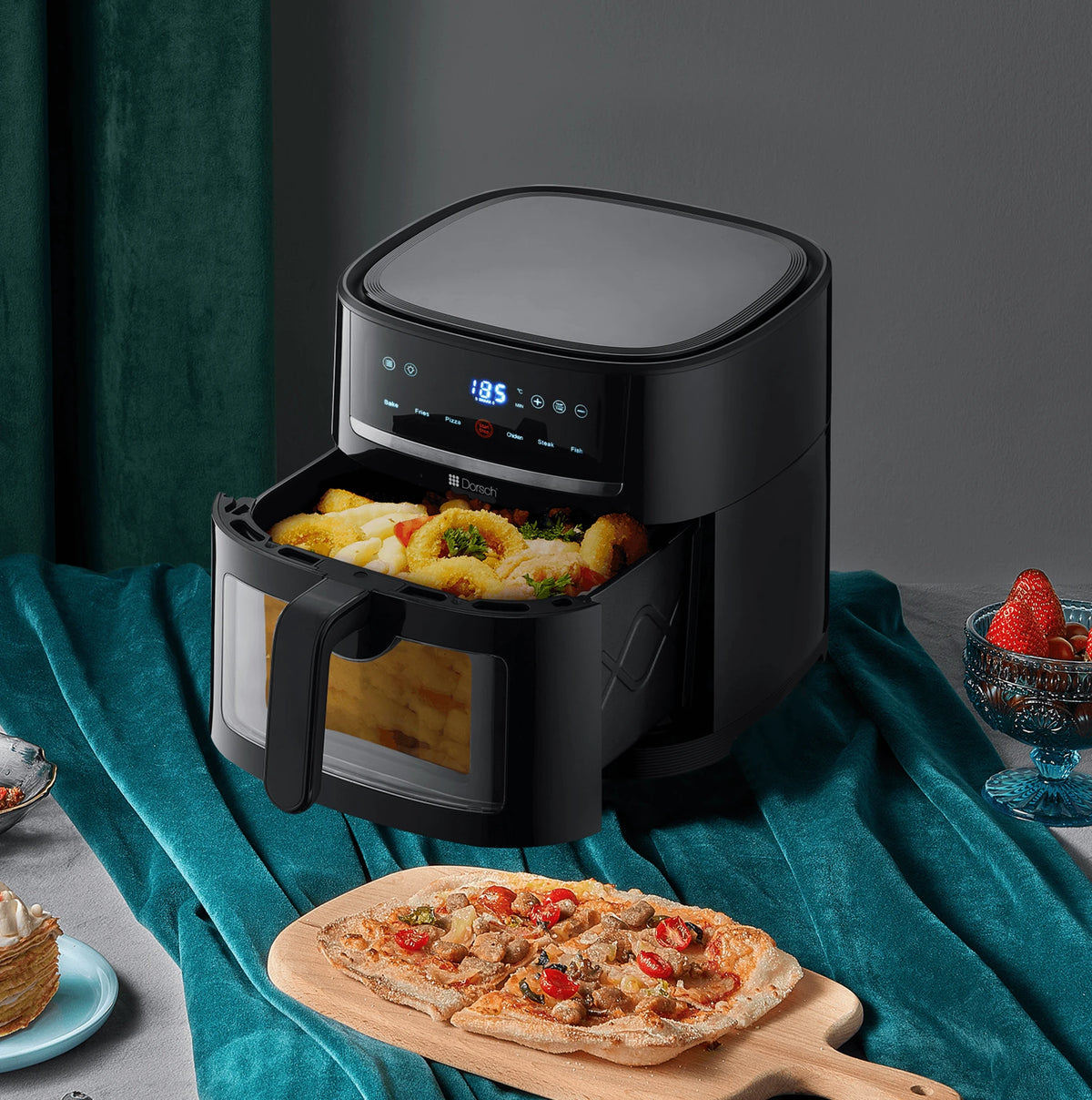 Windowed Air Fryer Dorsch AF-600 – 8L | DH-07810