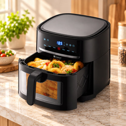 Windowed Air Fryer Dorsch AF-600 – 8L | DH-07810 — warm lifestyle product photo