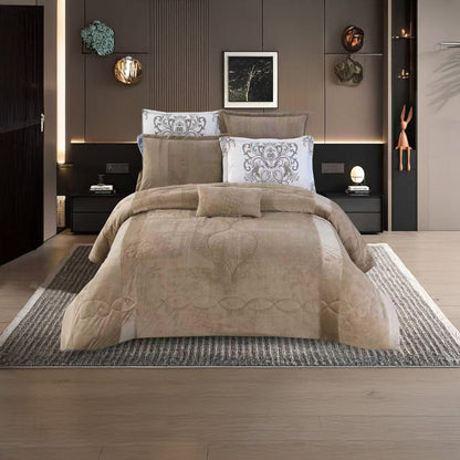 Winter coverlet Luxury – Available in King Size (7Pcs) – {6 Colors Available}