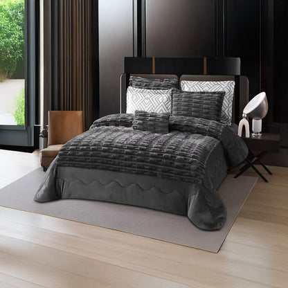 Winter coverlet Luxury – Available in King Size (7Pcs) – {4 Colors Available}