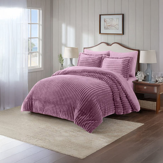 Winter Coverlet Fur – Available in 2 Sizes: King Size (3Pcs) & Single Half (2Pcs) – {14 Colors Available}