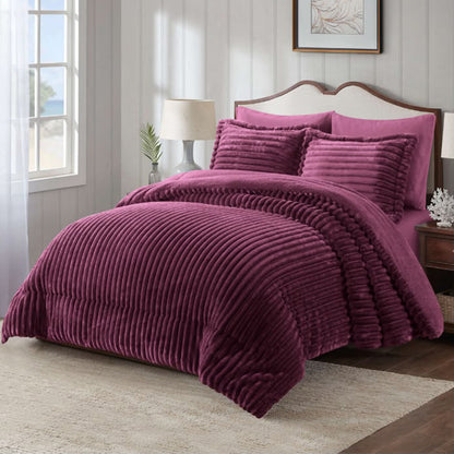 Winter Coverlet Fur – Available in 2 Sizes: King Size (3Pcs) & Single Half (2Pcs) – {14 Colors Available}