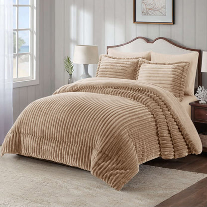 Winter Coverlet Fur – Available in 2 Sizes: King Size (3Pcs) & Single Half (2Pcs) – {14 Colors Available}