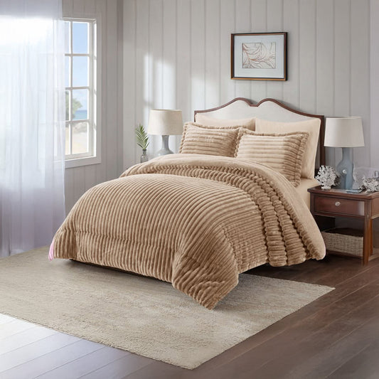 Winter Coverlet Fur – Available in 2 Sizes: King Size (3Pcs) & Single Half (2Pcs) – {14 Colors Available}