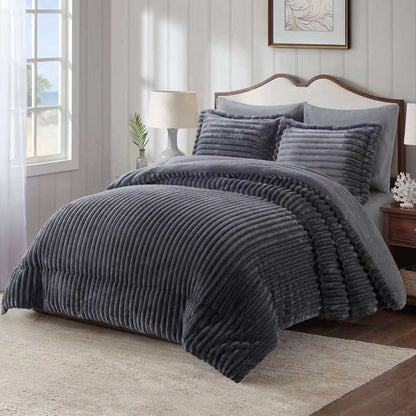 Winter Coverlet Fur – Available in 2 Sizes: King Size (3Pcs) & Single Half (2Pcs) – {14 Colors Available}