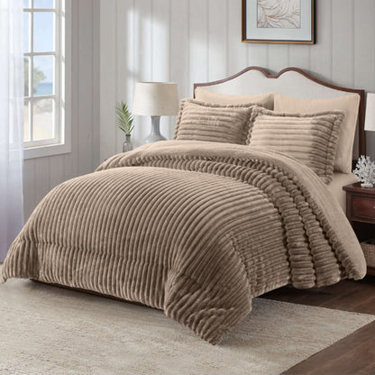 Winter Coverlet Fur – Available in 2 Sizes: King Size (3Pcs) & Single Half (2Pcs) – {14 Colors Available}