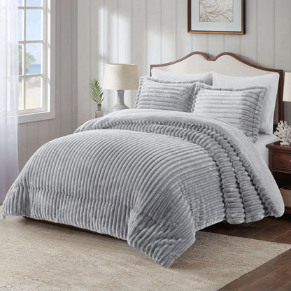 Winter Coverlet Fur – Available in 2 Sizes: King Size (3Pcs) & Single Half (2Pcs) – {14 Colors Available}