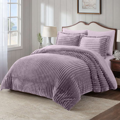 Winter Coverlet Fur – Available in 2 Sizes: King Size (3Pcs) & Single Half (2Pcs) – {14 Colors Available}
