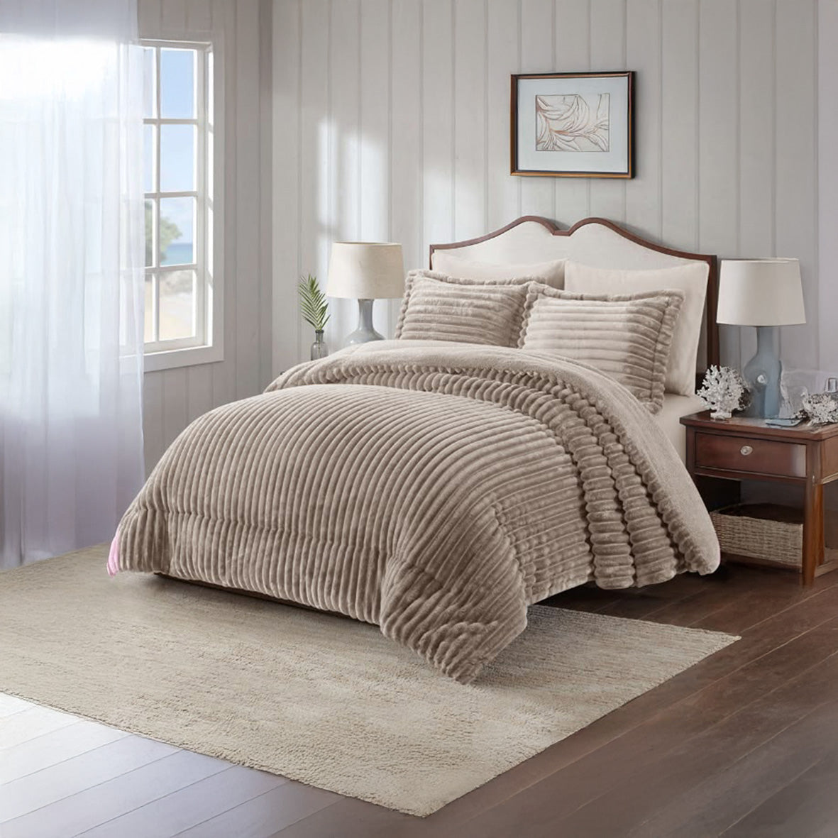 Winter Coverlet Fur – King Size & Single Half